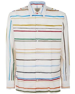 Paul Smith Stripe-Print Shirt - Grey
