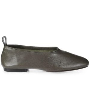Soeur Bala Leather Ballet Flats - Grey