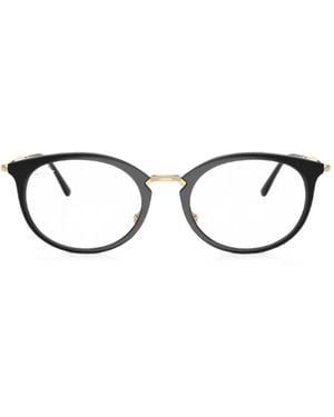 Ray-Ban Round-Frame Glasses - Black
