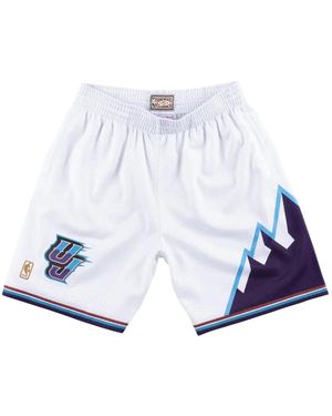 Mitchell & Ness Nba Swingman Shorts - White
