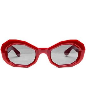 Amiri Honeycomb Sunglasses - Red