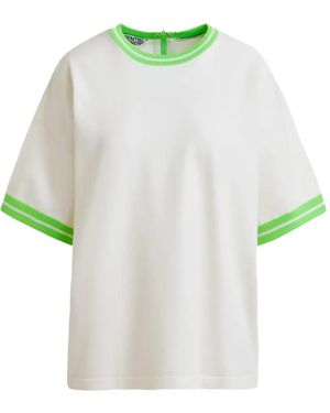 Essentiel Antwerp Contrast-Trim T-Shirt - Green