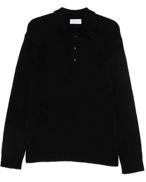 Diana Studio Long-Sleeve Polo Shirt - Black