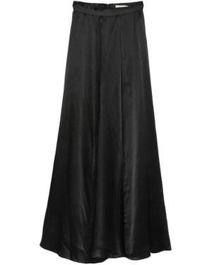 Temperley London Amerie Satin Skirt - Black