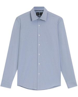 BOSS Chemise À Motif Géométrique - Blue