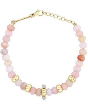 Zoe Chicco 14K Opal And Diamond Bracelet - White
