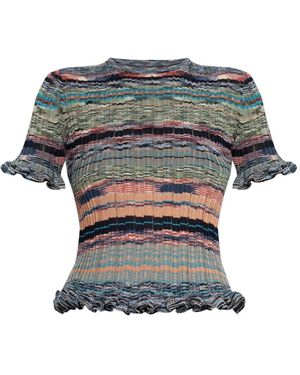 Ulla Johnson Miya Tシャツ - グレー