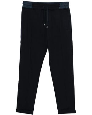 Doriani Drawstring-Waist Trousers - Blue