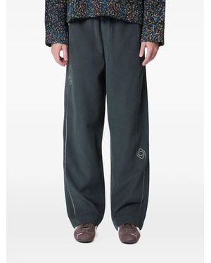 ACHM Pantalon À Logo Icon - Bleu