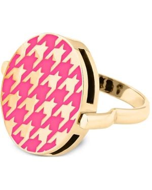 Luhta Enamel Double-Sided Ring - Pink