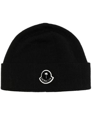Palm Angels x Moncler X Palm Angels Beanie - Black