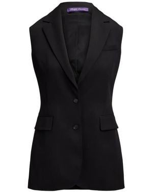 Ralph Lauren Randy Single-Breasted Gilet - Black