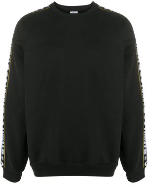 Vetements Logo Sleeve Sweatshirt - Black