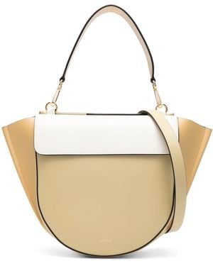 Wandler Medium Hortensia Leather Tote Bag - White
