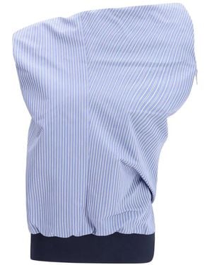 Sacai Striped Blouse - Blue