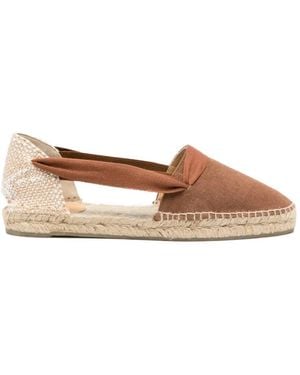 Castañer Kaia Tie Strap Espadrilles - Brown