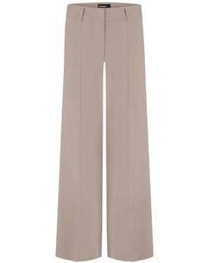Cambio Amelie Wide Leg Trousers - Natural