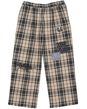 Mastermind Japan X Sean Wotherspoon Check-Pattern Trousers - Grey
