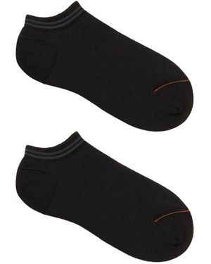ZEGNA Woven Socks - Black