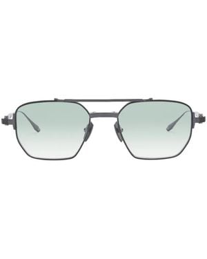 Akoni Proteus Geometric-Frame Sunglasses - Metallic