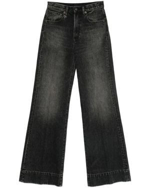 R13 Faded-Effect Jeans - Grey