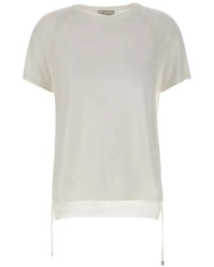 Kangra Strap-Detail Raglan-Sleeve T-Shirt - White