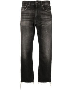 R13 Tobi Joy Straight Jeans - Black