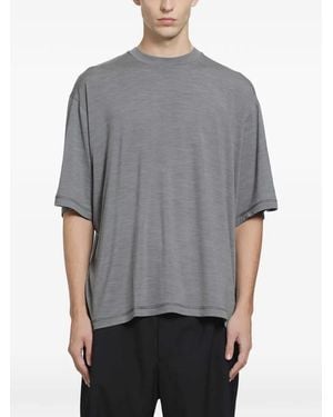 Laminar Logo-Print T-Shirt - Grey