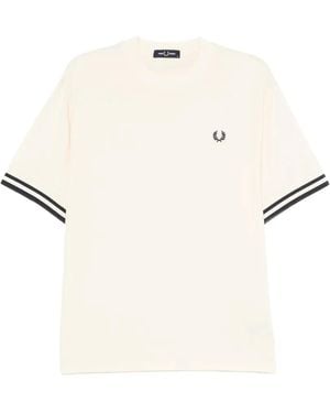 Fred Perry Bold Tipped T-Shirt - Natural