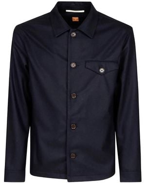 Alpha Industries Buttoned Pocket Shirt - Blue