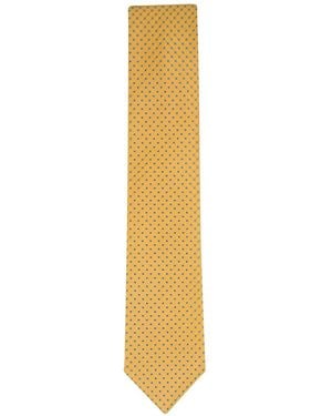 Eton Dotted Tie - White