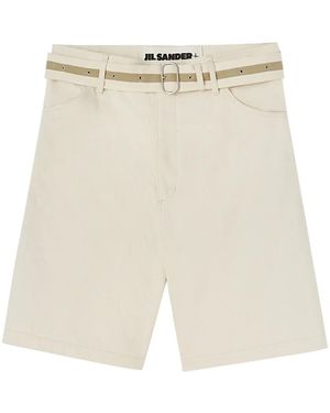 Jil Sander Denim Shorts - Natural