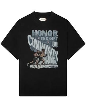 Honor The Gift Graphic-Print T-Shirt - Black