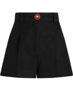 Dolce & Gabbana Fabric Bermuda Shorts - Black