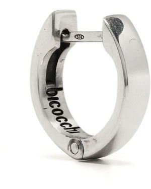 Emanuele Bicocchi Single Huggie Hoop Earring - White