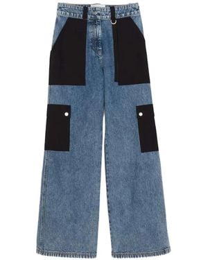 3.1 Phillip Lim Paneled Jeans - Blue
