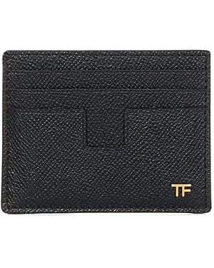 Tom Ford T-Line Card Holder - Black