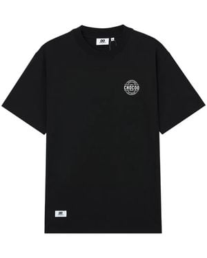 Chocoolate Logo-Print Short-Sleeve T-Shirt - Black