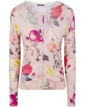 In bed with You Floral Cardigan - Pink