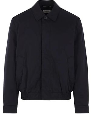 Saint Laurent Cotton Shirt Jacket - Blue
