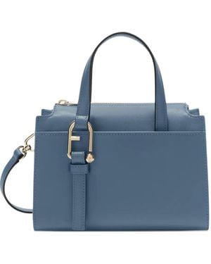 Furla Small Nuvola Boston Tote Bag - Blue