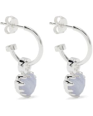 Stolen Girlfriends Club Love Anchor Earrings - White