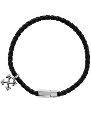 Off-White c/o Virgil Abloh アローチャーム レザーブレスレット - ホワイト