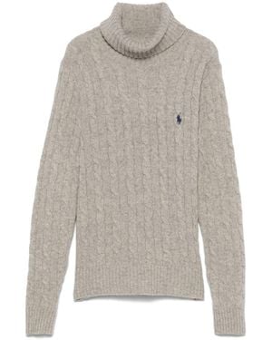 Polo Ralph Lauren Cable-Knit Jumper - Grey