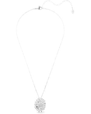 Swarovski Sublime Crystal Wreath Pendant Necklace - White