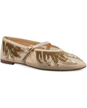 Kat Maconie Ballerines À Sequins Jonna - Natural