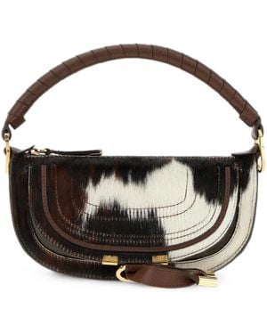 Chloé Mini Marcie Shoulder Bag - Black
