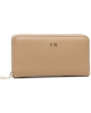 V73 Cartera con cremallera en el contorno - Neutro