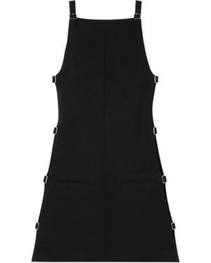Courreges マルチストラップ ミニドレス - ブラック