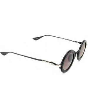 Chrome Hearts Lunettes De Soleil Cliticism À Monture Ronde - White